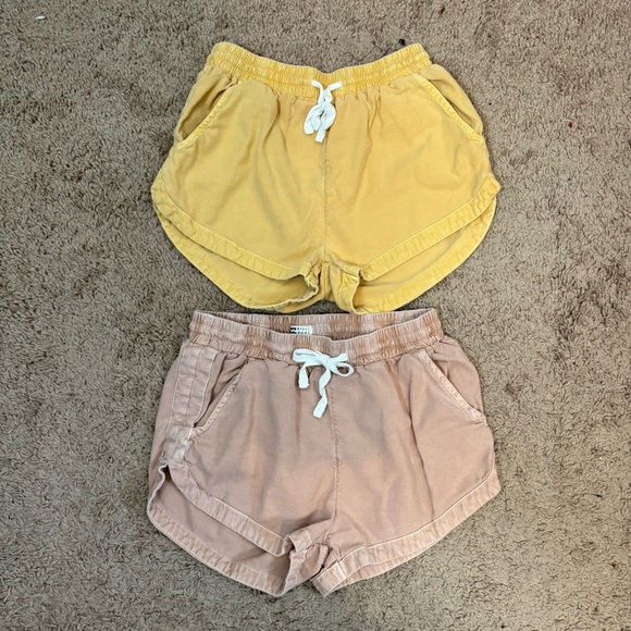 Billabong Pull On Stretch Drawstring Waist Road Trippin Shorts Sz XS - Set of 2 - Picture 3 of 6
